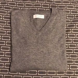 Everlane 100% Cashmere Men’s V Neck Sweater